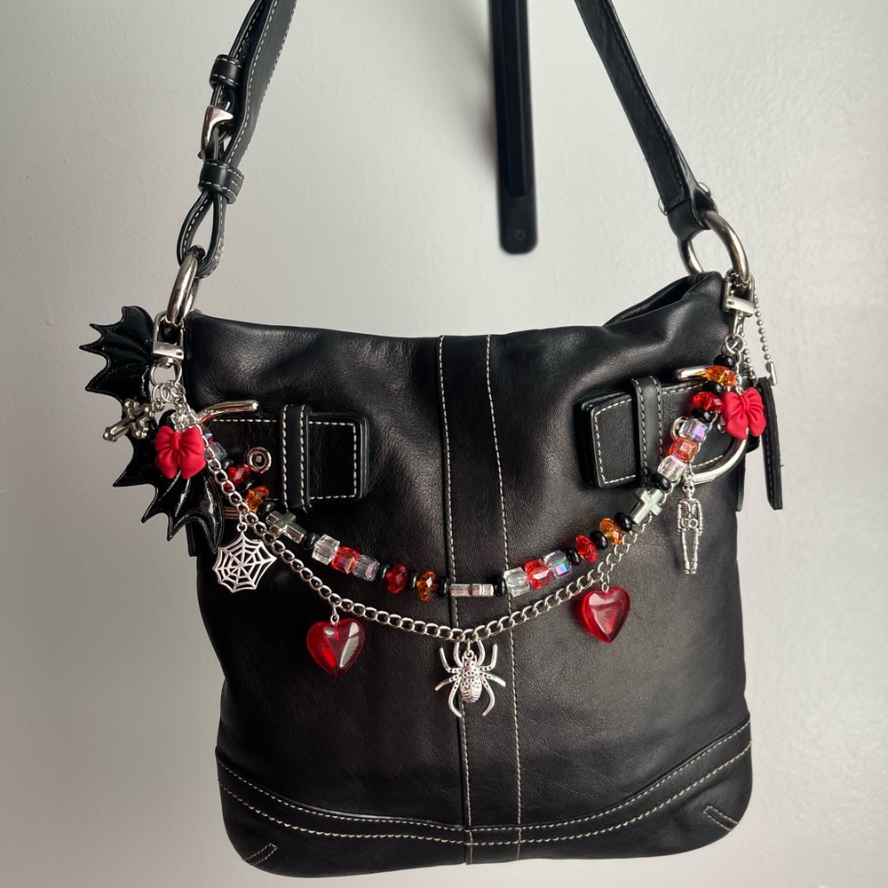 Halloween 2 layer Purse Charm Strap